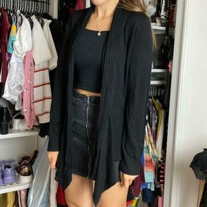 Black cardigan